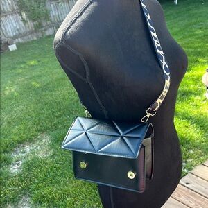 Stylish Black Crossbody Bag